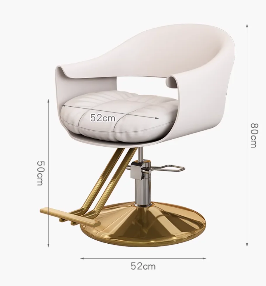 New hair chair hair salon special lift rotating fashion cutting chair light luxury ironing barber chair