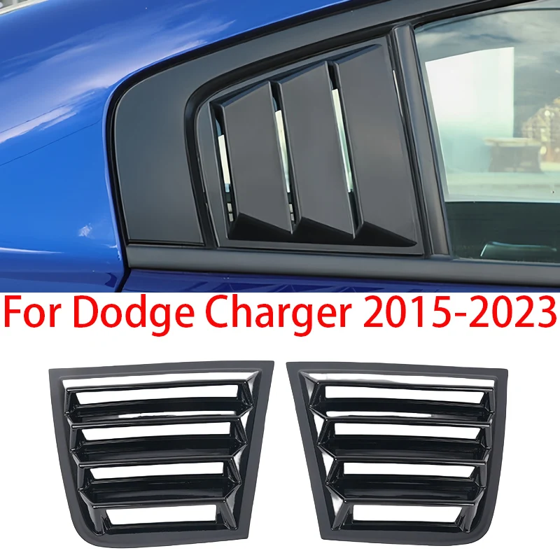 

Украшение жалюзи заднего окна автомобиля для Dodge Charger 2015-2023, жалюзи, наклейка на крышку, авто внешние аксессуары