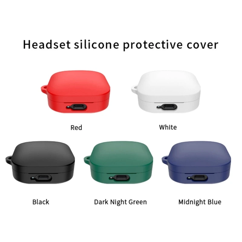Upgrades Silicone Case Cover Not Slip & Shockproofs Protections Earbud Storage Bag Flexible For Redmi Buds 6 Active Earbud