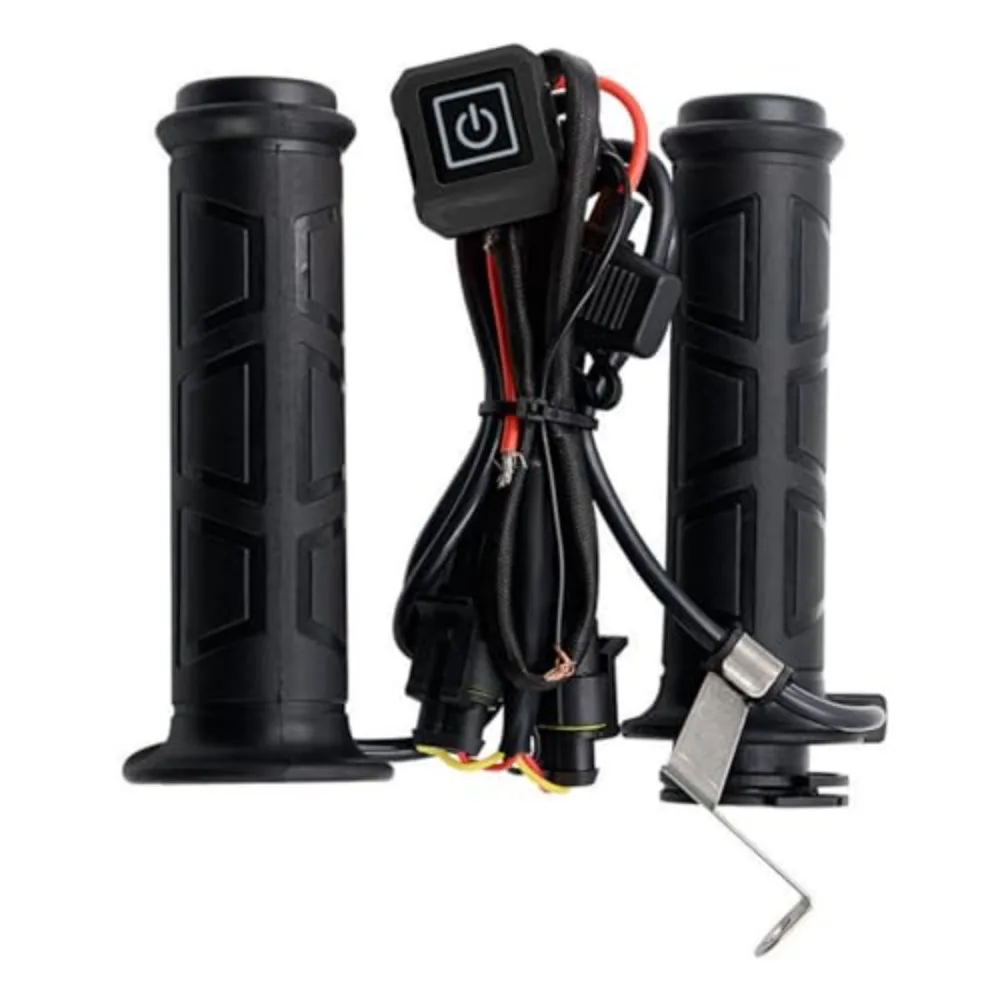 

12V 3-Level Adjustable Heated Hand Grips Cover for 22mm Motorcycle ATV Handlebars