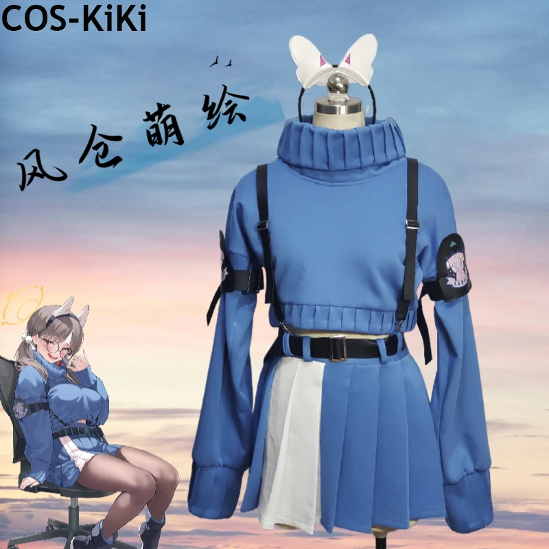 COS-KiKi Blue Archive Kazekura Moe Game Suit Nifty Lovely Cosplay Costume Halloween Party Role Play Outfit Women Any Size