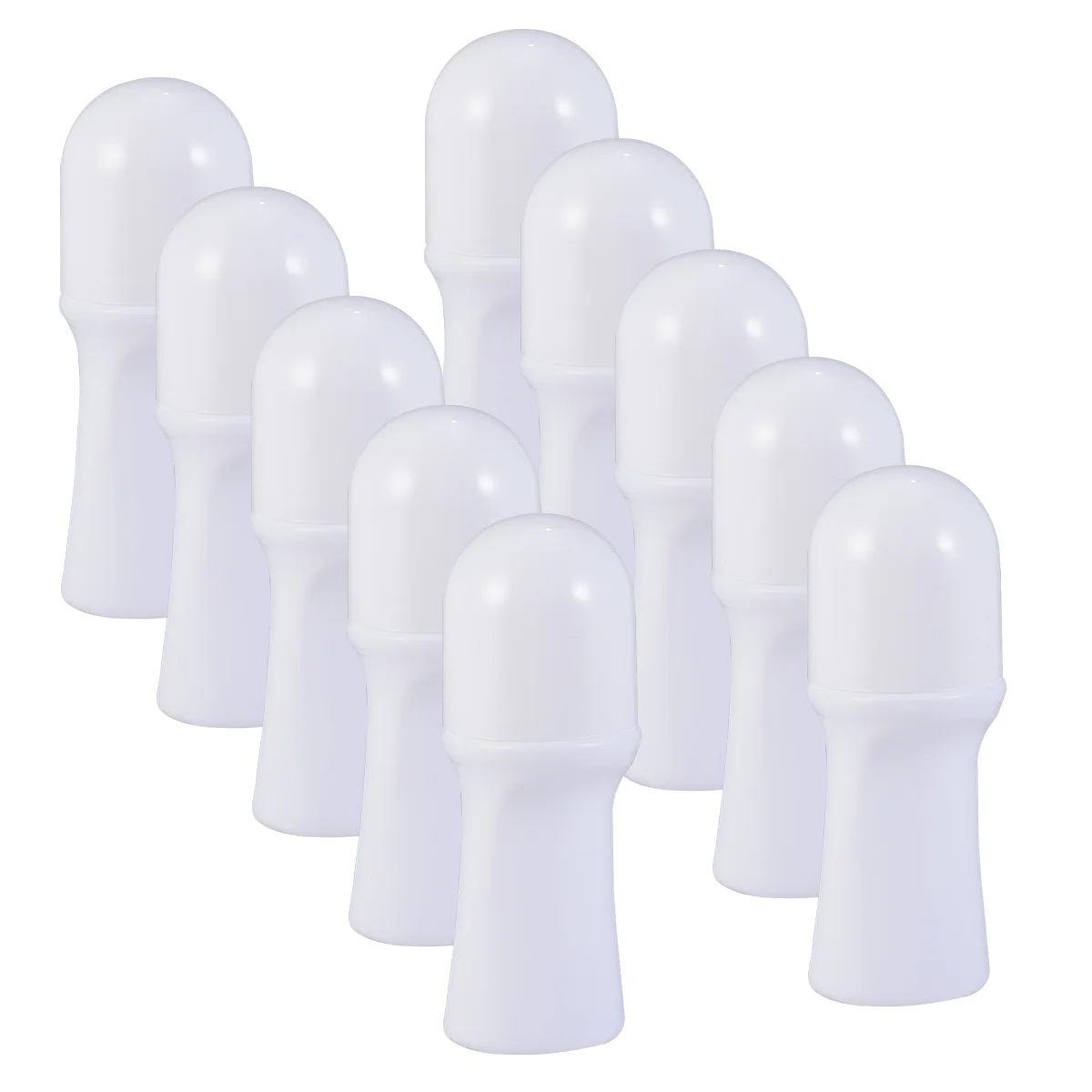 

10 Pcs Roller Bottle Portable Containers Essential Oil Bottles Plastic Lightweight Empty Roll-on Smooth