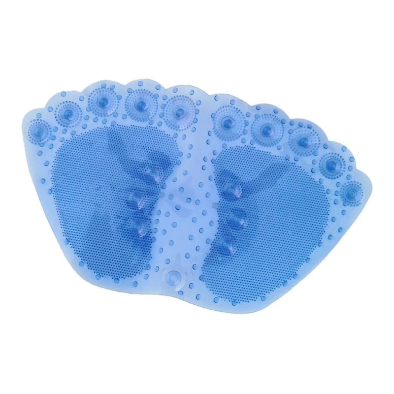 PVC Non-slip Bathroom Mat with Suction Cups Bath Mat for Shower Room Foot Massage  Cartoon shape Soft and washable