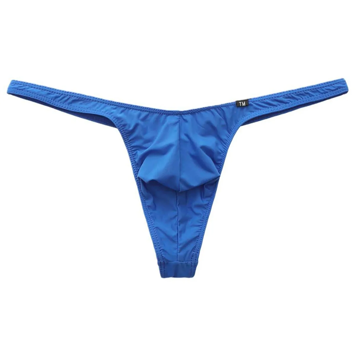 Sexy Herren-Eisseide T-Back Tanga mit Niedrigem Bund, Elastischer Großer Formgebender Tasche und Atmungsaktiver Unterwäsche