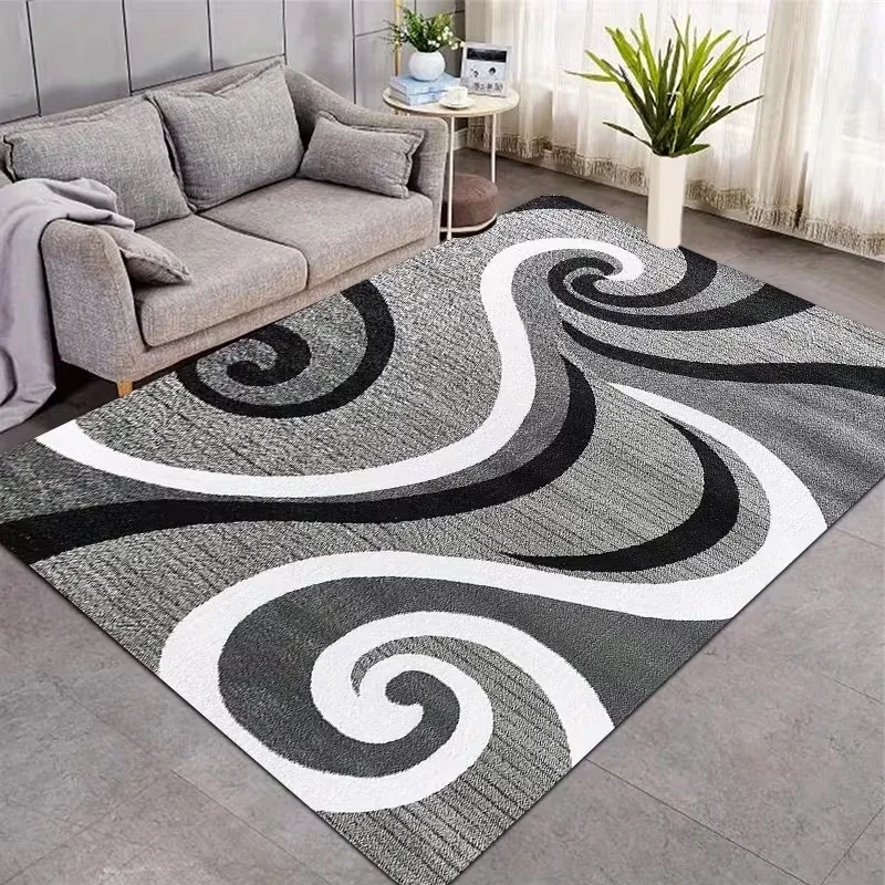 Living Room Carpet Machine Washable Interior Bedroom Modern Geometric Living Room Floor Sofa Coffee Table Carpet Home Decoration