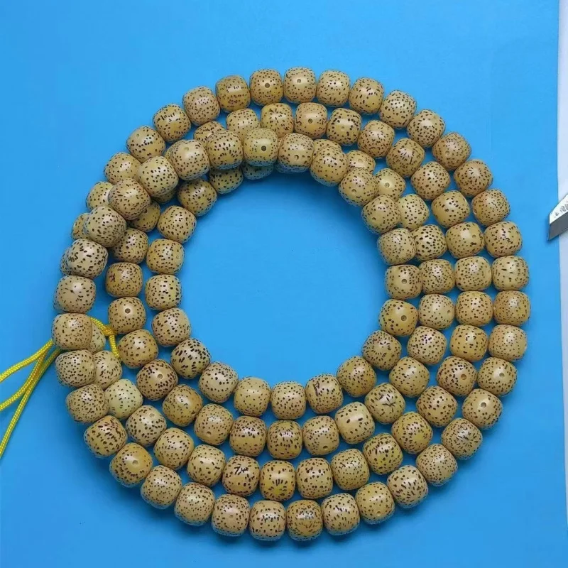 

Hainan Golden Seed - Bodhi - Long Strand Chicken Oil Yellow-Moon Old-Type Beads