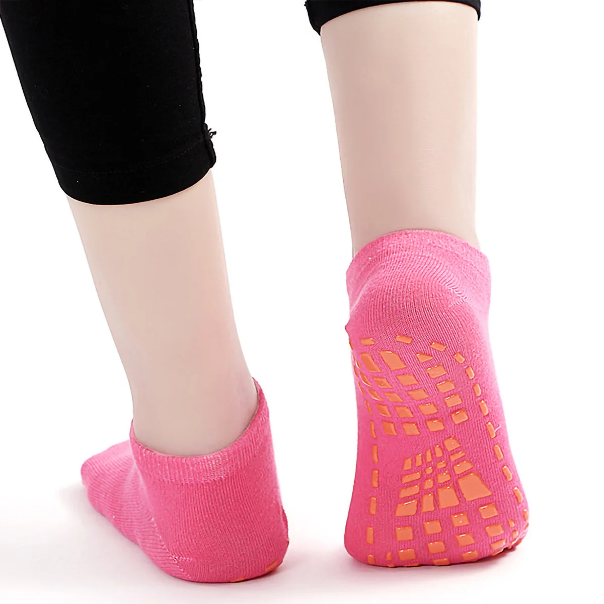 1/4 Paar Unisex-Trampolin-Socken aus Silikon mit rutschfestem Griff für Damen und Herren, Krankenhaus, Yoga, Pilates, Indoor-Sportarten – Detail 8