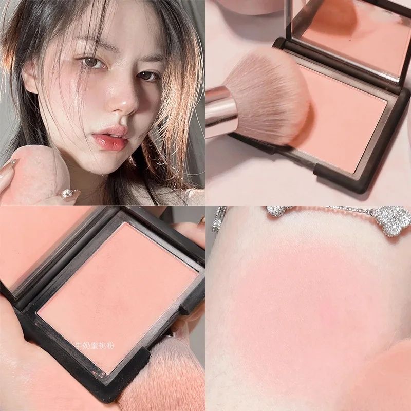 Face Blush Palette Matte Mineral Blush Powder Bright Shimmer Face Blush For Cheek Eye Shadow Make-Up Creamy Lightweight Blush