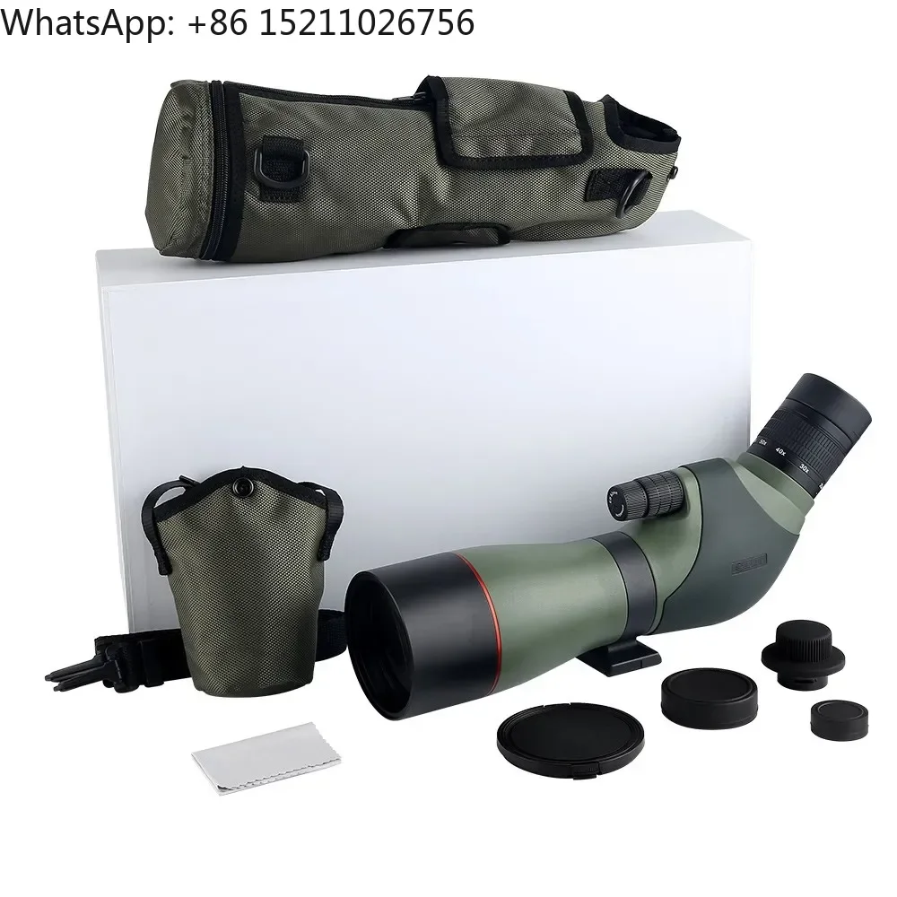 Factory Two ED Glass Lens Spotting Scope Bak4 Prism Waterproof Spotting Scope 20-60x80mm Scope Telescope With OEM Service