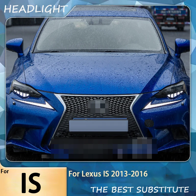 2Pcs LED Headlights Assembly For Lexus IS250 300 350 IS200t 2013-2016 Head Front Lamps Assembly DRL Headlamp Accessories