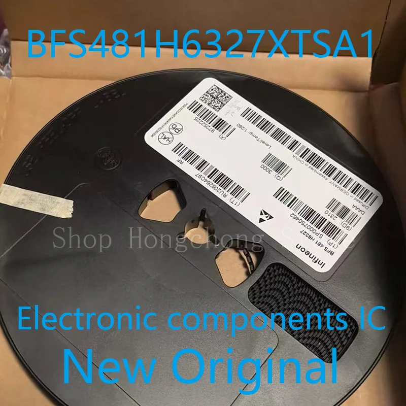 New Original BFS481H6327XTSA1 BFS481H6327 BFS481 Trans RF BJT NPN 12V 0.02A 175mW Automotive AEC-Q101 6-Pin SOT-363 100PCS