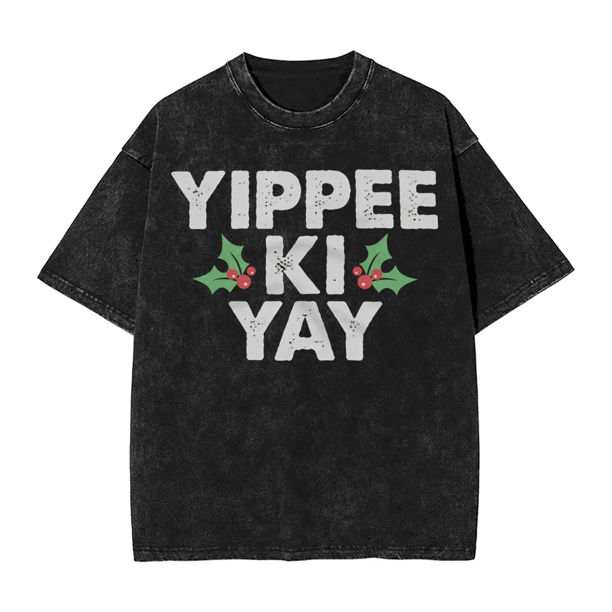 YIPPEE KI YAY  T-Shirts for Men Die Hard Vintage Cotton Tee Shirt Crewneck Short Sleeve T Shirts Summer Tops