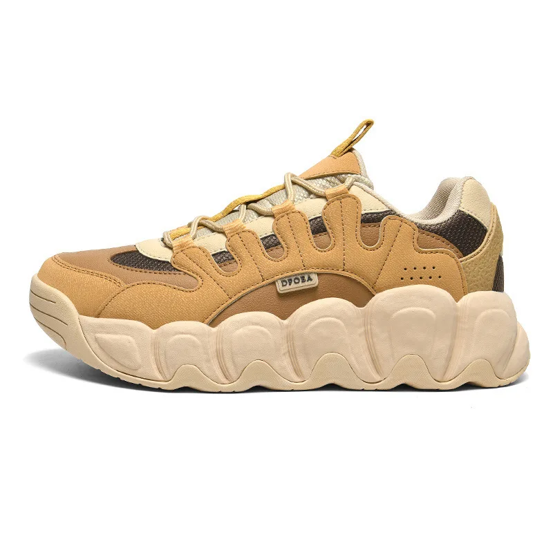 Putian arrive magasin physique magasin spécialisé qualité pain chaussures pois chaussures hommes et femmes papa chaussures baskets à semelles épaisses décontracté