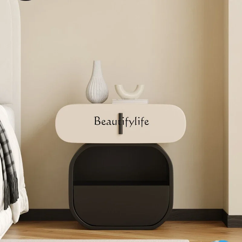 

ls 42French Cream Style Creative Bedside Table 2025 New Simple and Modern