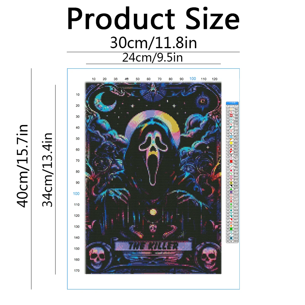 Evershine Printed Cross Stitch - Embroidery X Pattern 评论和价格