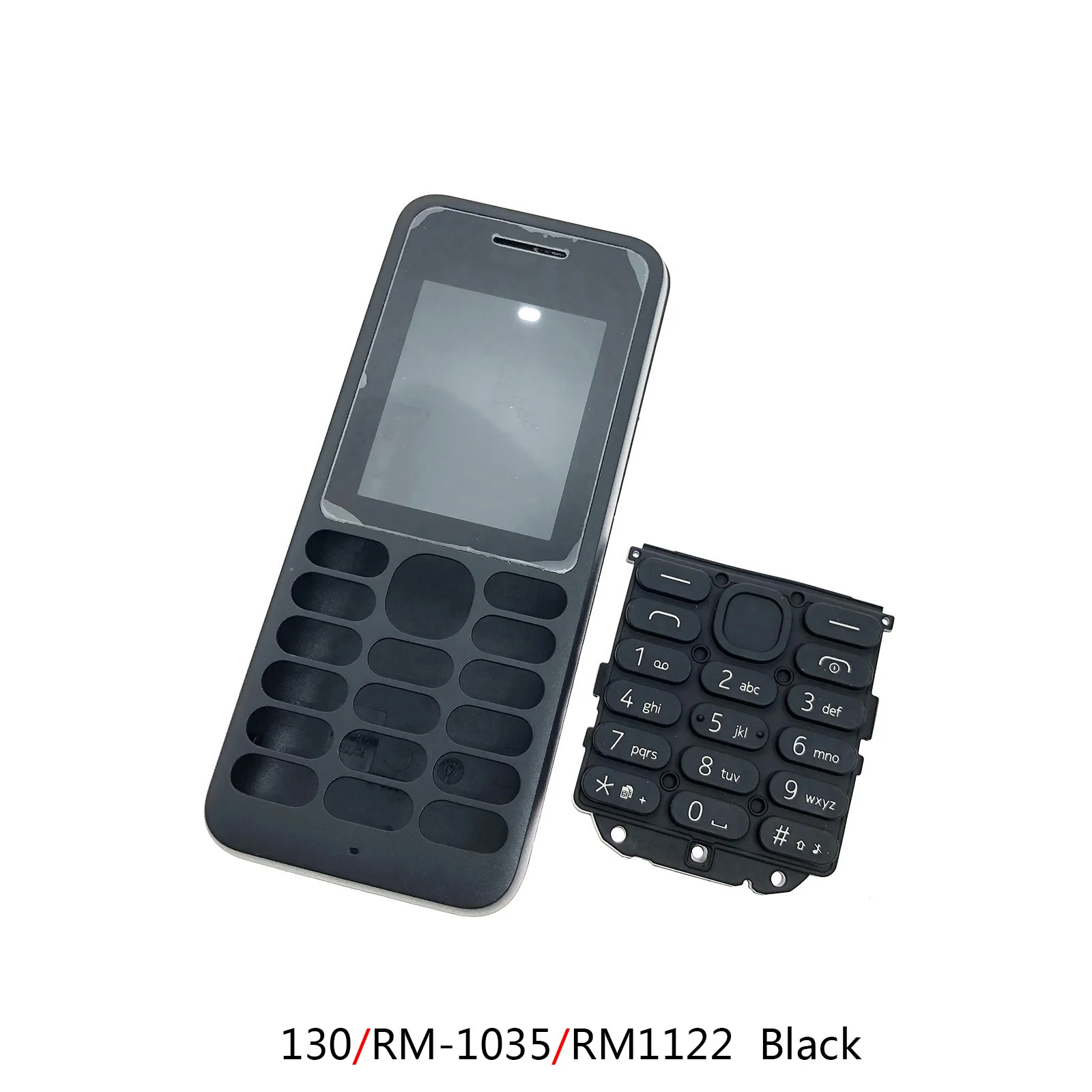 For Nokia 2017 130 TA-1017 Mobile Phone Housing 130 DS RM-1035 Rm1122 Case battery Back door Keyboard Full Complete Facing