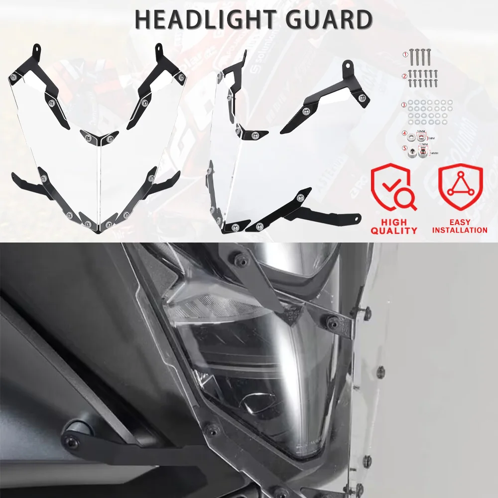 

ДЛЯ Honda XL750 Transalp-2023-2024-2025 Аксессуары для мотоциклов Акриловая защита для фар Защитная крышка XL 750