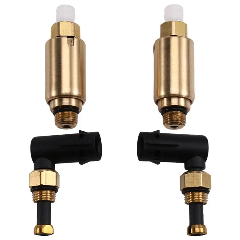 

AB56-Copper Pressure Valve Front Air Suspension Spring Strut Elbow Repair Kit 68084809AA 68029912AE For Jeep Grand Cherokee