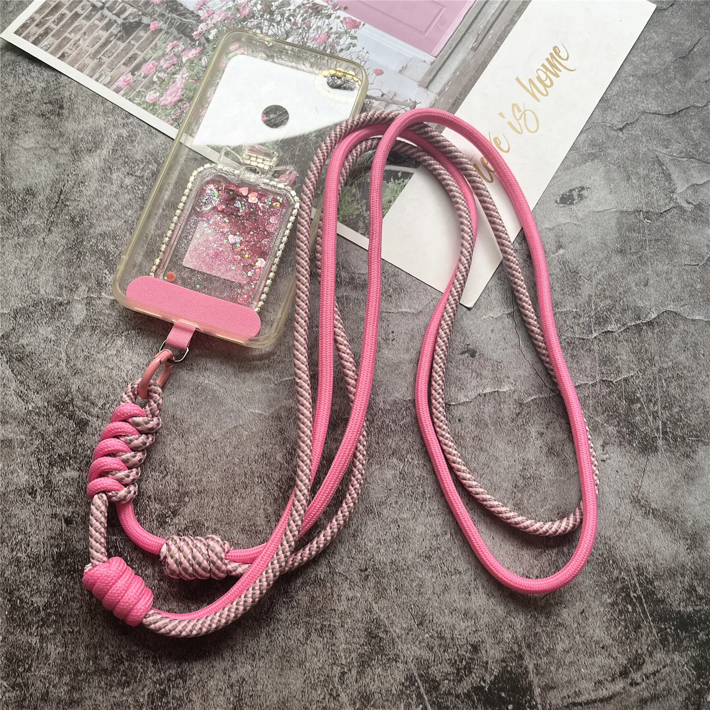 

Плечевой ремень для телефона, через плечо, мобильная веревка, регулируемый ремешок, сумка контрастного цвета для телефона, изысканный брелок для сумок, аксессуар