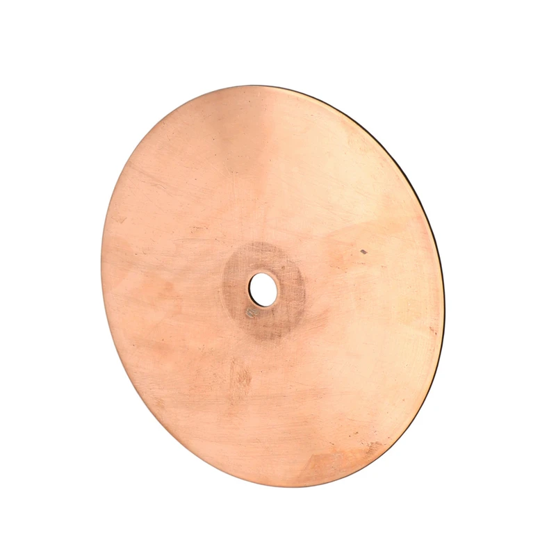 Disque de polissage en cuivre pour pierres précieuses, disque de polissage final, disques de meulage pour pierres précieuses, diamètre du trou de 150mm, 12.7mm