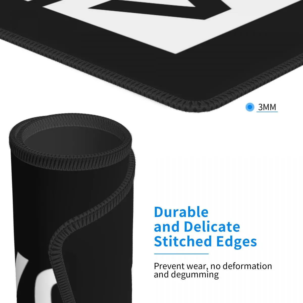 Alas Mouse Pakaian Rvca Putih Alas Mouse Keyboard Komputer Alas Meja Laptop PC Gaming Alas Meja Aksesori Kantor