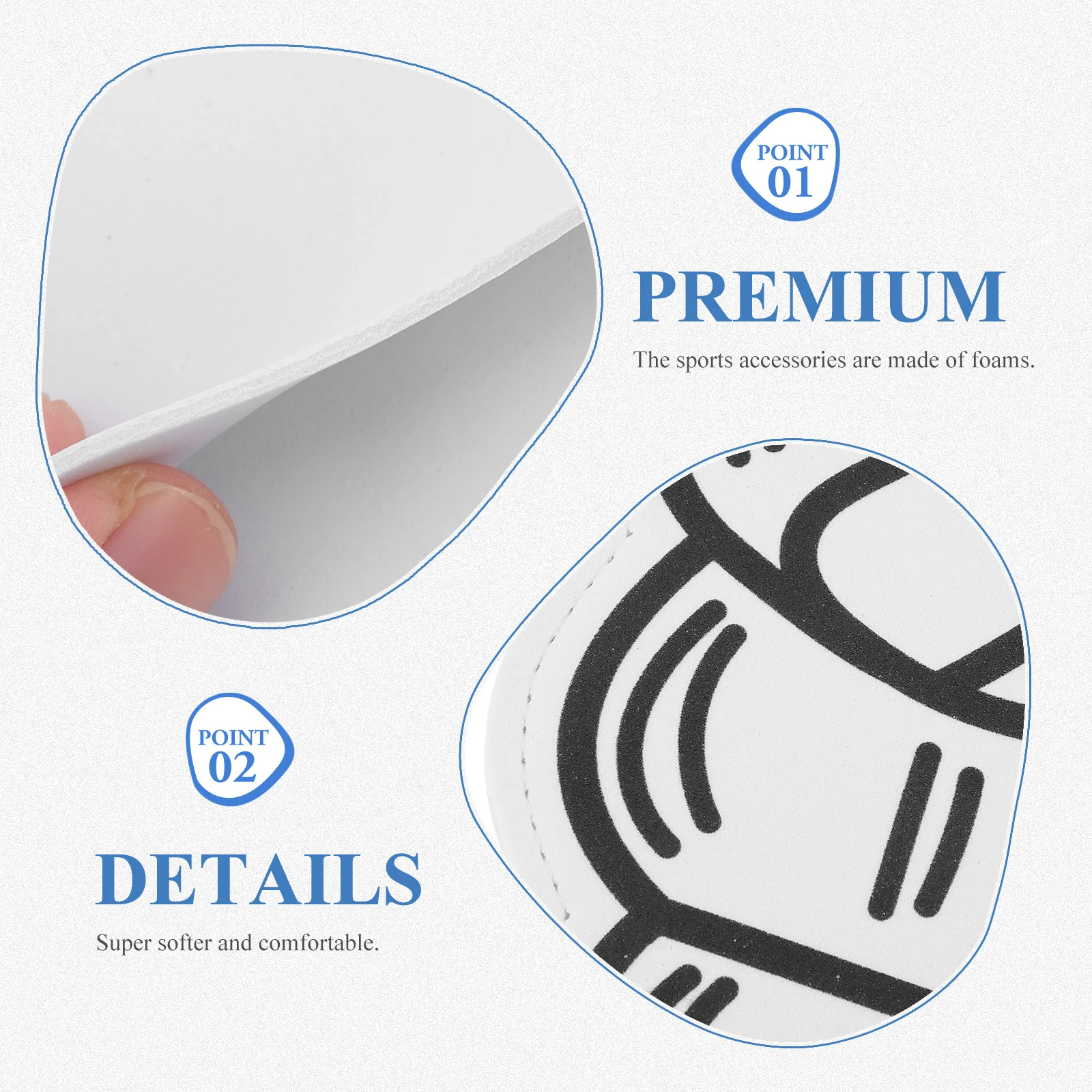 

3Pcs Foams Finger Cheer Leading Sports Accessories Noise Maker Cheer Prop Party Favor Sports Event Fan Supplies