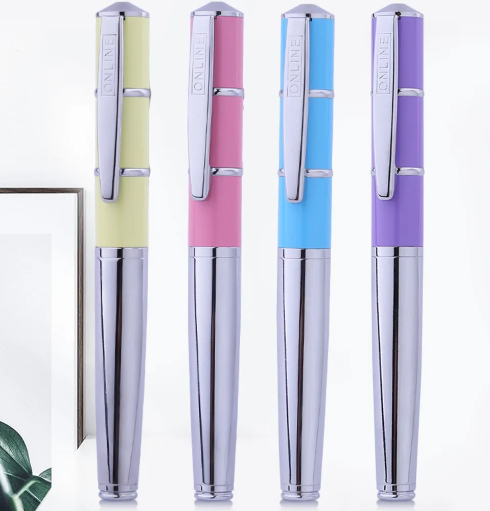 Germany Students' Special Female Cute Fairy Presents Pocket Short Metal Fountain Pen