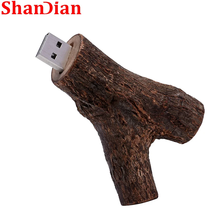 Флэш-накопитель из массива дерева, 4 ГБ, 8 ГБ, 16 ГБ, 32 ГБ, 64 ГБ, 128 ГБ