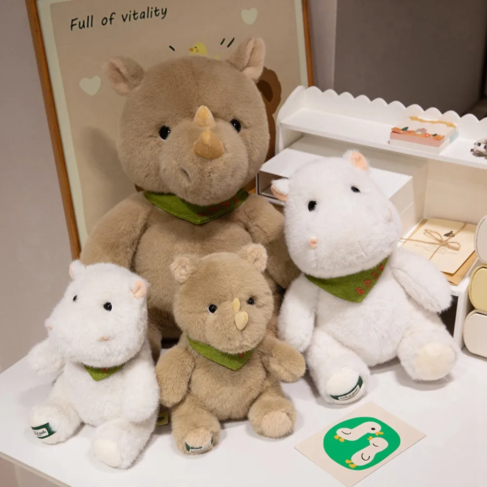 El cerdo hinchable Moo Deng juguetes de peluche postura sentada lindo bebé enojado muñeco de hipopótamo muñeco de peluche suave juguete de peluche adorno de sofá