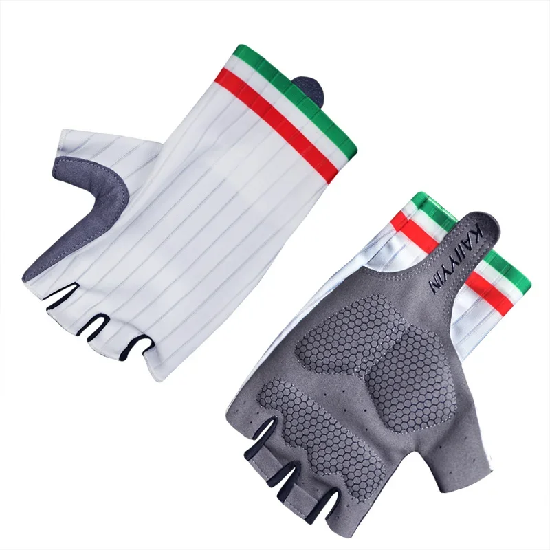 Gants de cyclisme Pro Aero pour hommes et femmes, mitaines d'équipe légères, demi-doigts, coordonnants, antichocs, vélo de route, nouveau