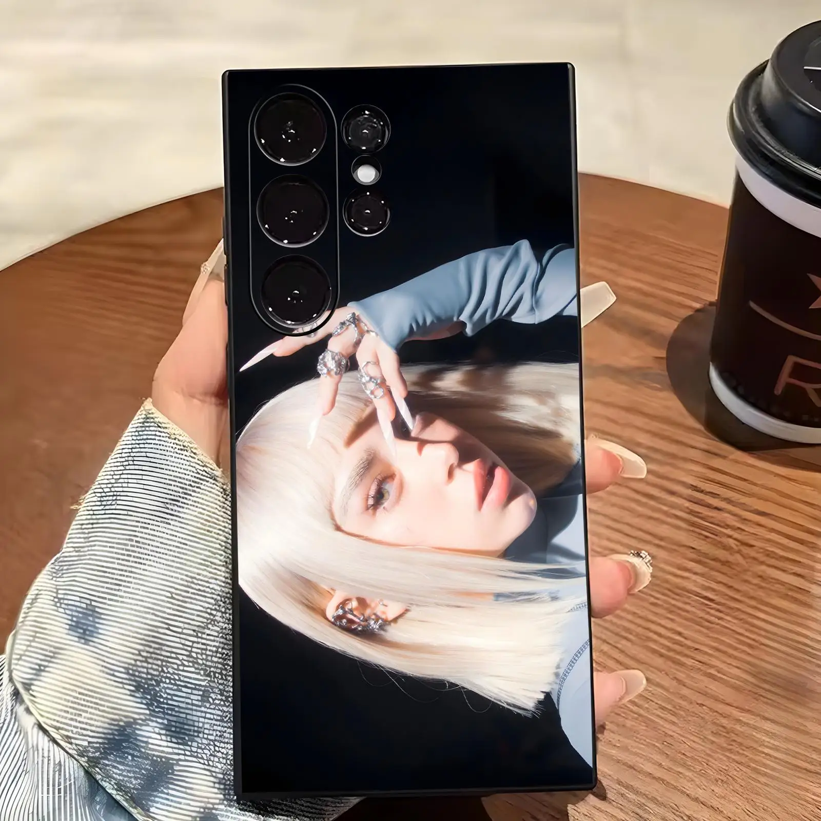 Phone Case For Samsung S26 S25 S24 S23 S22 S21 S20 Ultra Note20 Anti-Drop Soft Black Case Singer N-Nicki Nicole