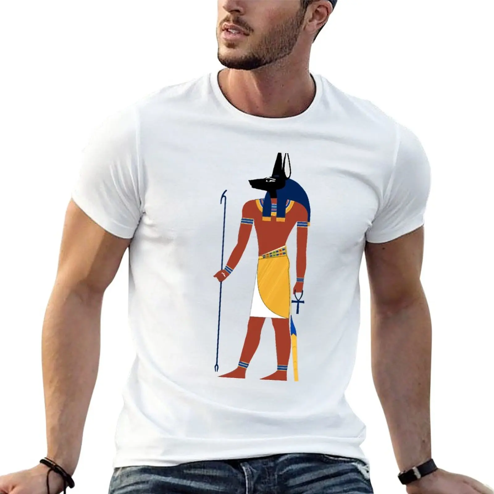 

Anubis T-Shirt t-shirts man anime clothes t shirts for men