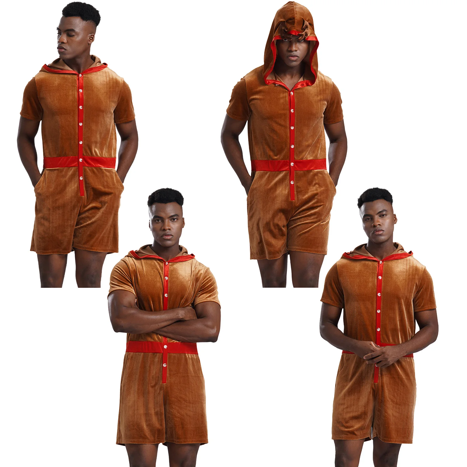 Traje de Navidad para hombre, disfraz de ciervo de Navidad, disfraz de Festival, juego de rol, mono de carnaval, fiesta temática, monos elegantes, ropa de dormir