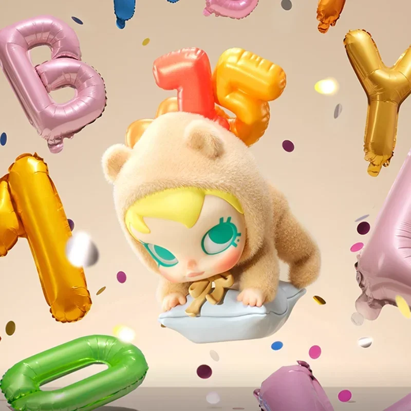 POP MART celebra el momento POP MART serie del 15 aniversario caja ciega juguetes Anime figura de acción regalos de navidad