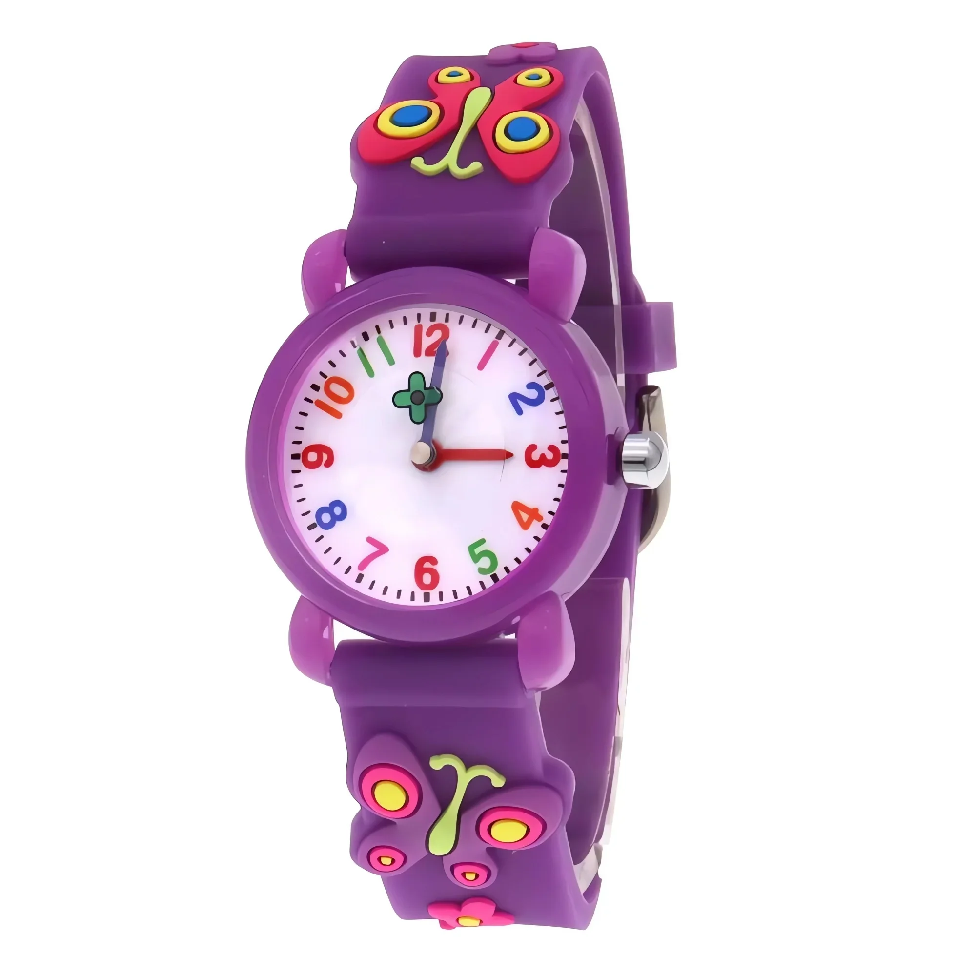 Kawaii Girl Cute Silicone Strap Digital Quartz Children's Watch Colorful Wristwatch Kids Gift Montre Relogio