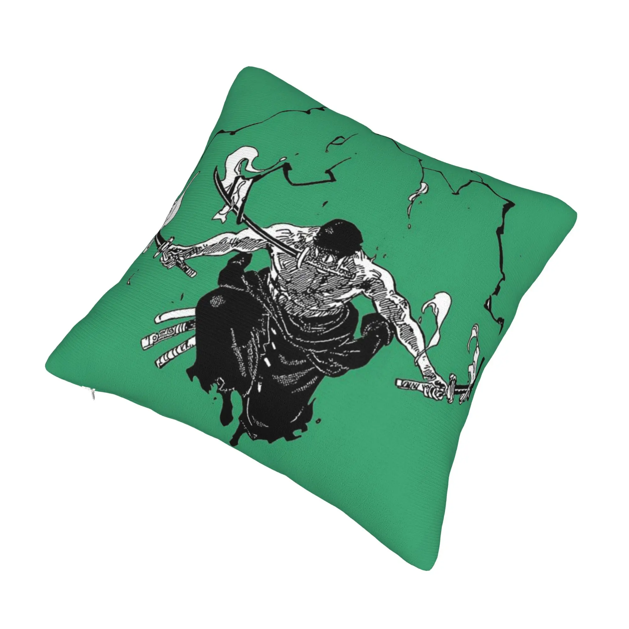 Zoro O-One P-Piece Anime Modern Throw Pillow Cover Living Room Decoration  Chair Cushion