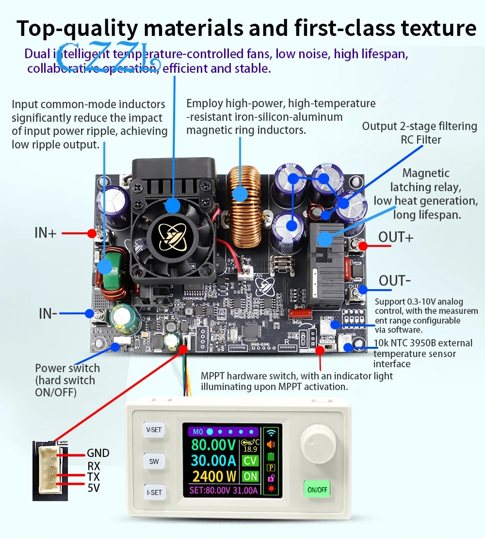 XY8030S CNC DC Adjustable Stabilized Power Supply Constant Voltage