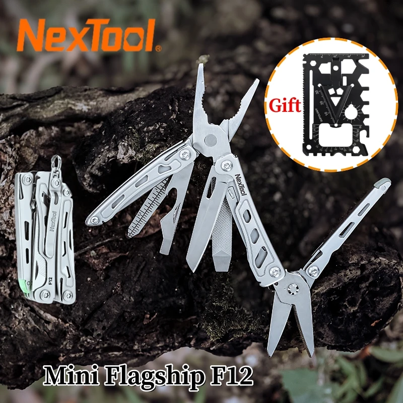 

NexTool Mini Flagship F12 13 In 1 Multitool Folding EDC Hand Tool Screwdriver Mini Pliers File Scissors Bottle Opener Outdoor