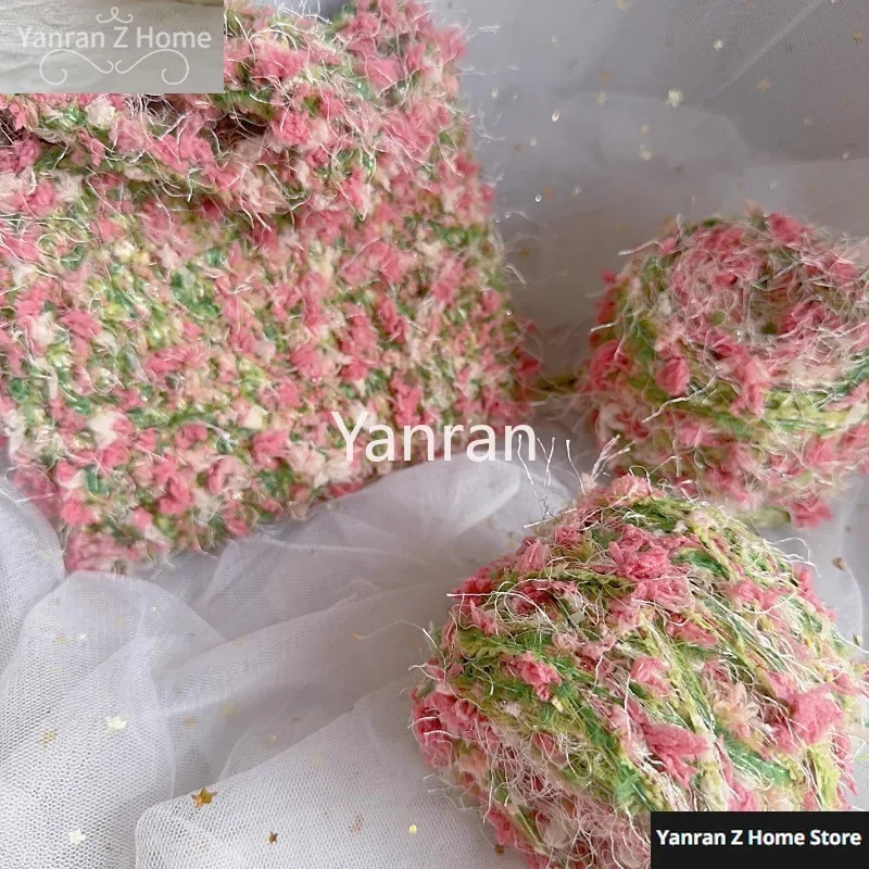 50g Neue Rote Hand Gemischte Garn Blume Serie Wolle Flash DIY Häkeln Stricken Tasche Haar Schleife Hand Buch garn Häkeln