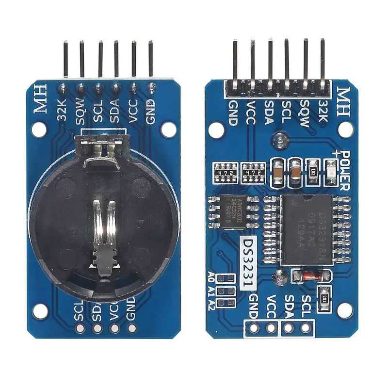 DS3231 AT24C32 Clock Module Real Time Memory Board IIC RTC Module Beats DS1307 for for Arduino (No Battery)