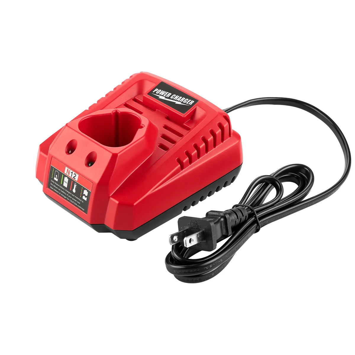 

Replacement charger 3A for Milwaukee M12 M12B 48-11-2411 48-11-2402 Replacement charger for Milwaukee N12 C12B C12BX