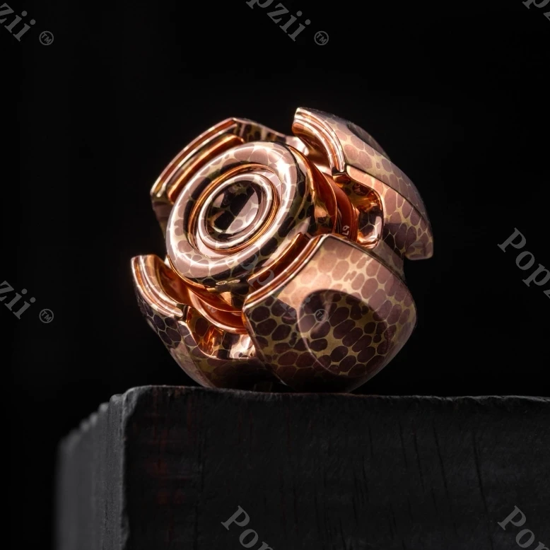 LAUTIE NoizC-Nano Mokume exposition édition limitée Fidget Spinner série Noiz Fidget Spinner doigt gyroscope Fidgeting jouets