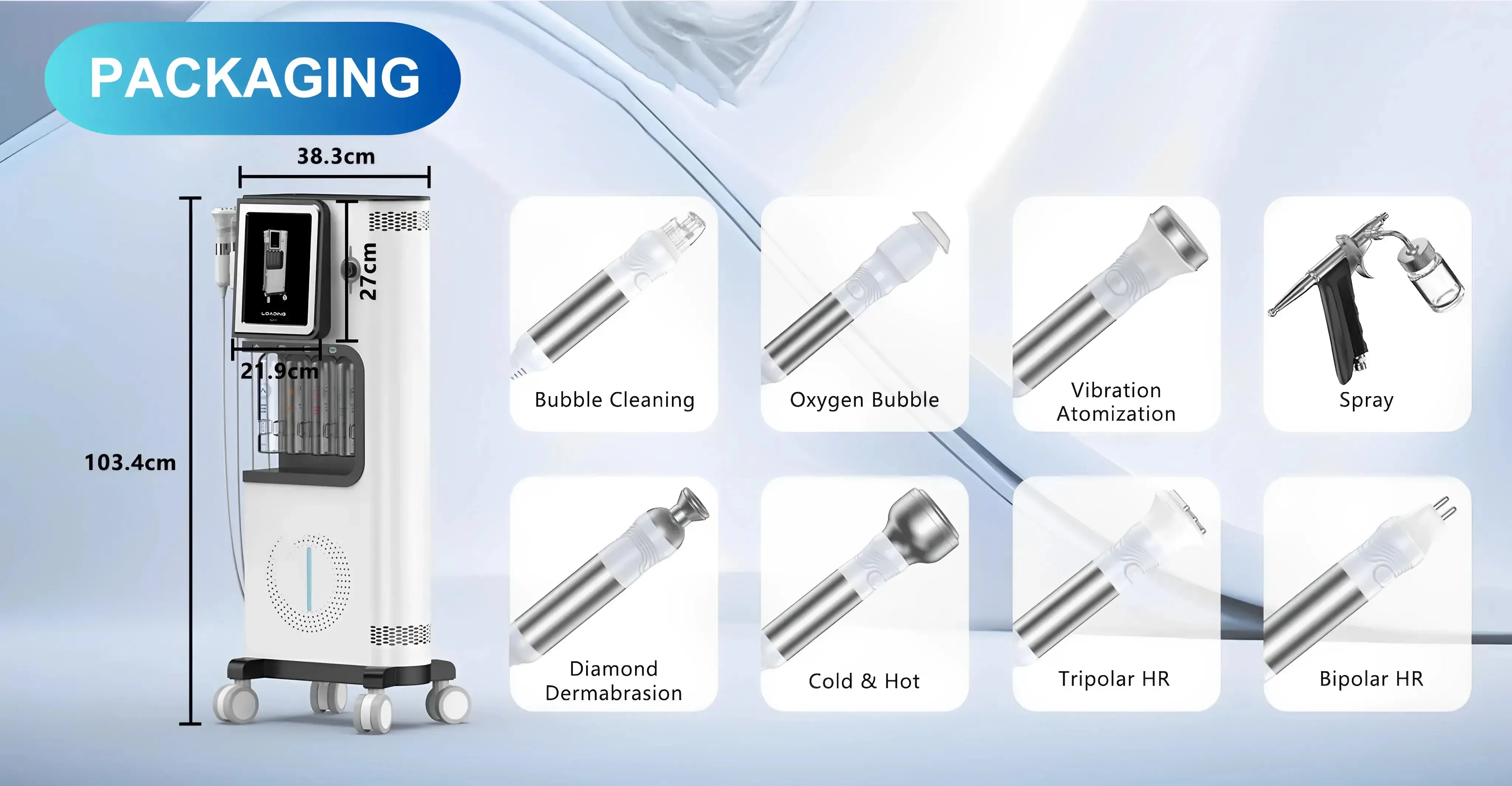 ALICE BUBBLE MICRODERMABRASION Bubble Hydro Facial Machine