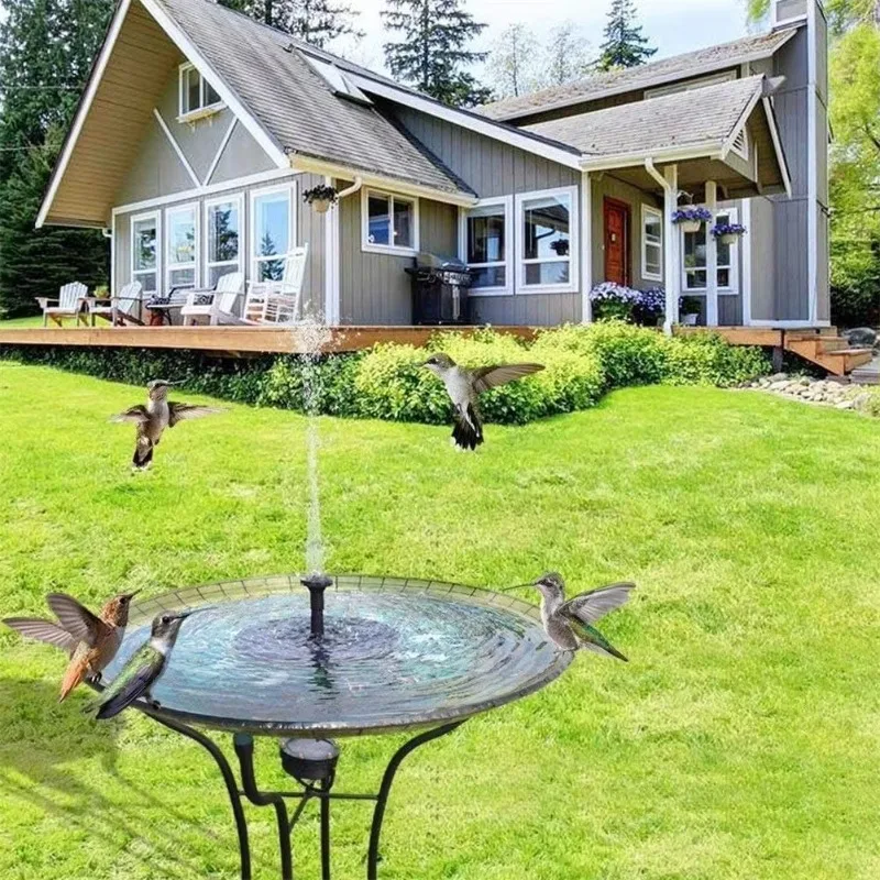 1.4W solar water supply fountain solar fish tank fountain solar panel kit outdoor watering diving for pond