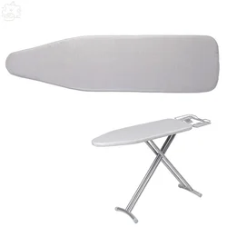Double-layer Polyester Coated Silver Ironing Board Cover Reflective Scorch Resistant 120*38cm/130*50cm/140*50cm