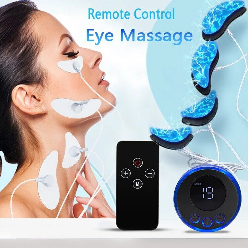 EMS Facial Massager Eye Face Lift Skin Tightening Anti-Wrinkle V-Shaped Face Muscle Stimulator Beauty Neck Lift  Skin Tightening