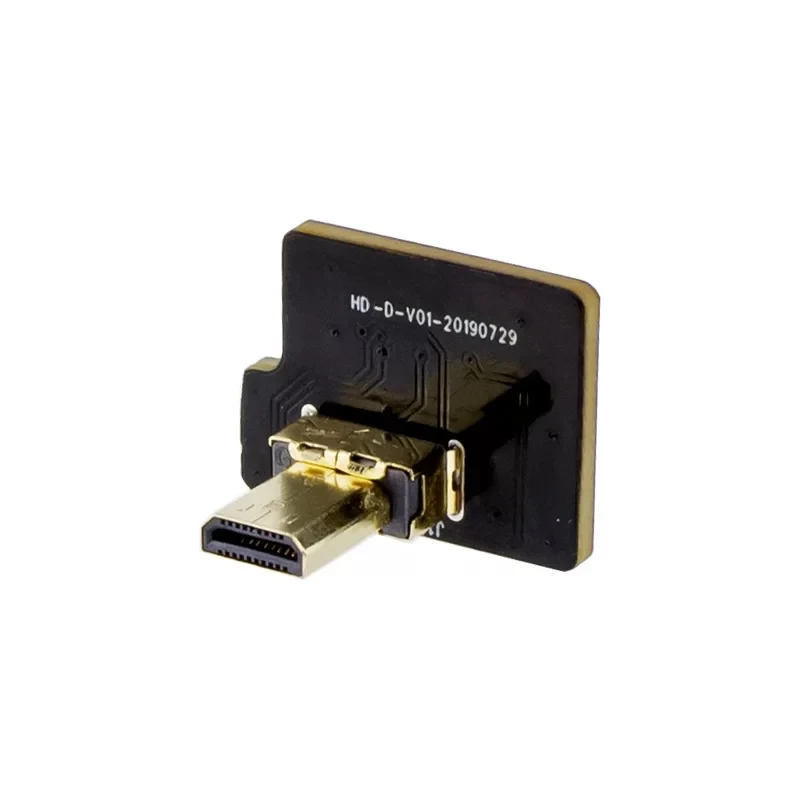 Raspberry Pi 4 Model B Adapter Micro HDMI-compatible Connector for CrowPi with Raspberry Pi 4B HDMI-compatible Interface