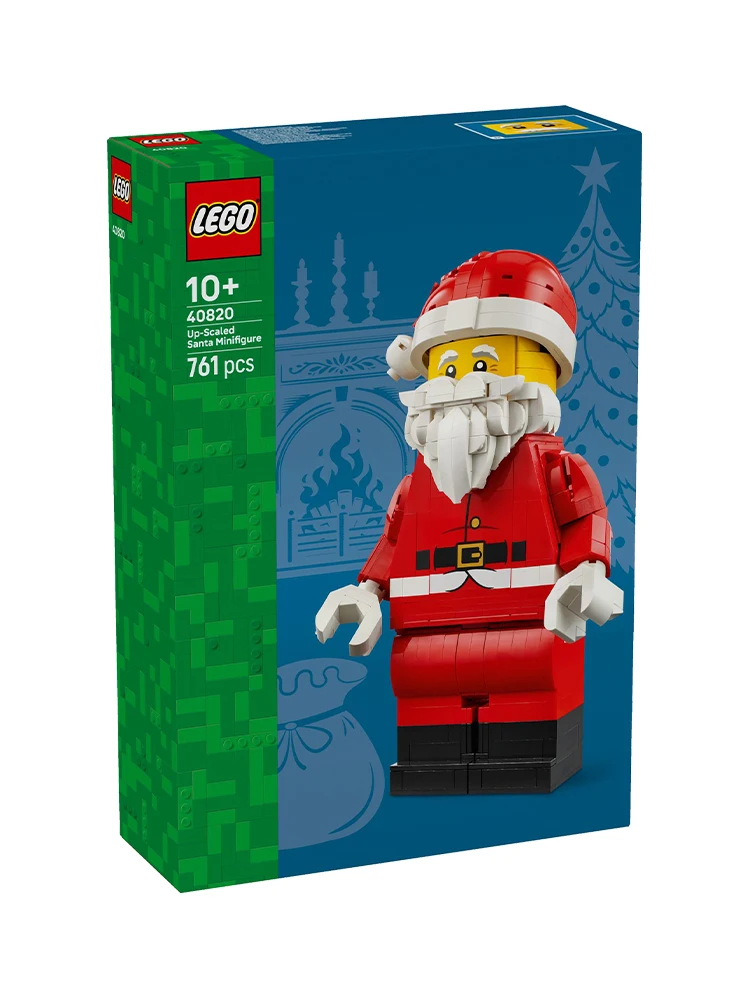 Ensemble de vacances LEGO 40820, figurine de Père Noël surdimensionnée, blocs de construction |   Jouet de briques à assembler sur le thème de Noël, cadeau de Noël parfait