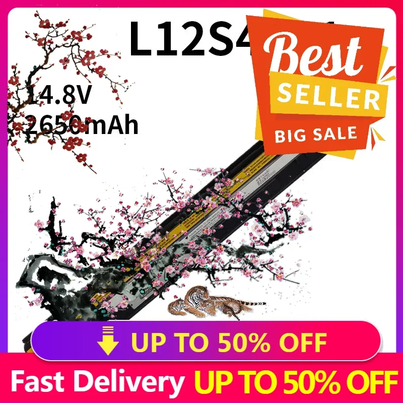 

【Fast Delivery】NewL12S4E01 14.8V 2650mAh Suitable For Lenovo Z50 Z40 G40 G50-30 45 70 75 80 Laptop Batteries