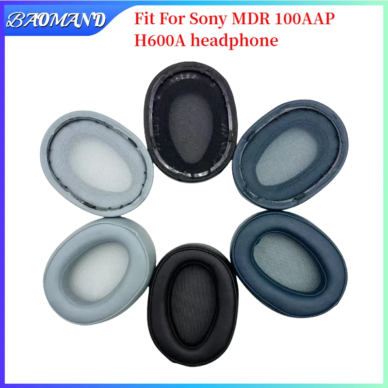 

BAOMAND Replacement Earpads Cushion For Sony MDR 100AAP H600A Headphones Memory Sponge Sleeves Cover Case Repair Parts